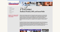 Desktop Screenshot of paratechctc.com